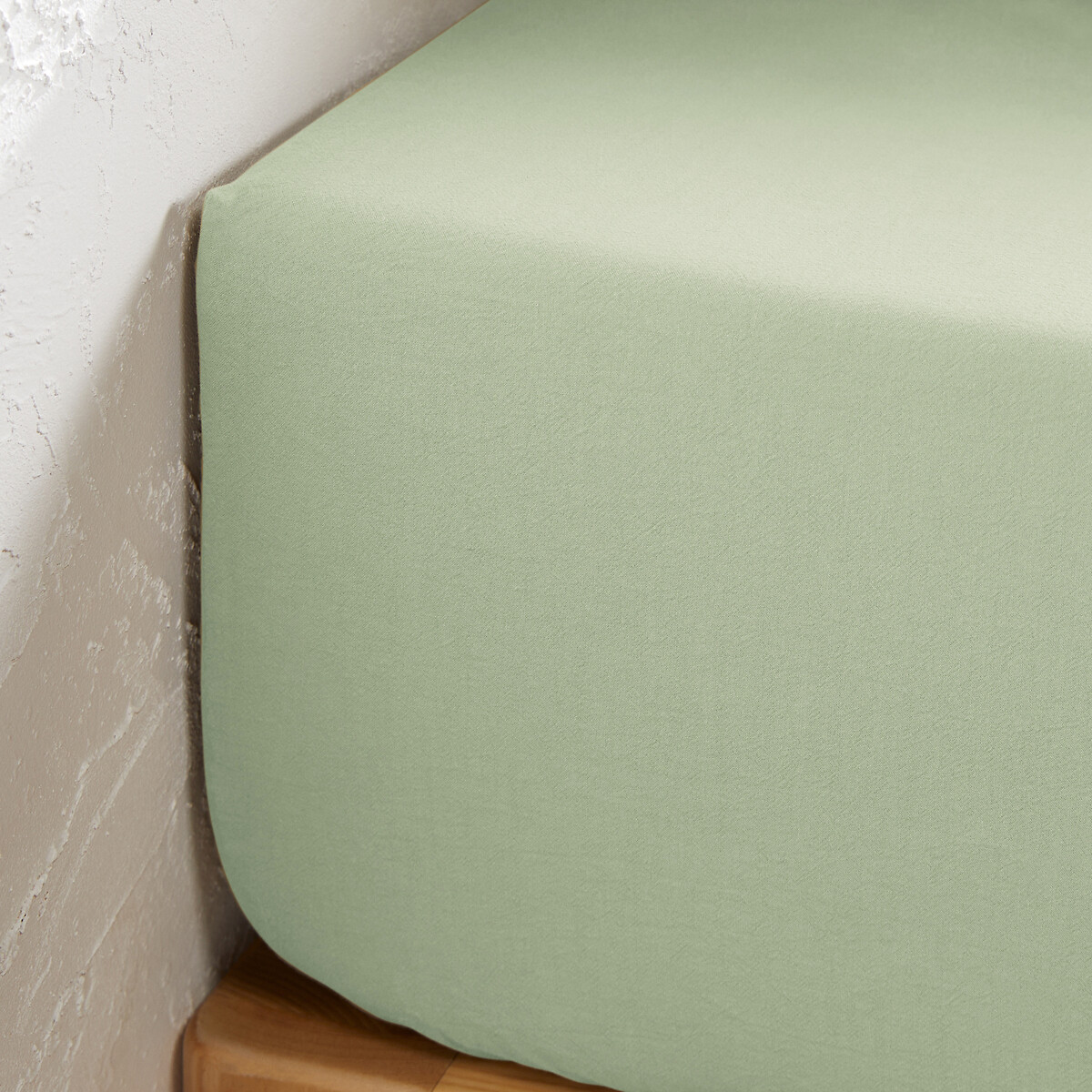LA REDOUTE INTERIORS<br>Lençóis de algodão, capa de 30 cm, técnica de tingimento vegetal