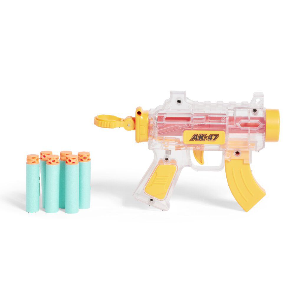 Pistolet miniature avec 6 fléchettes