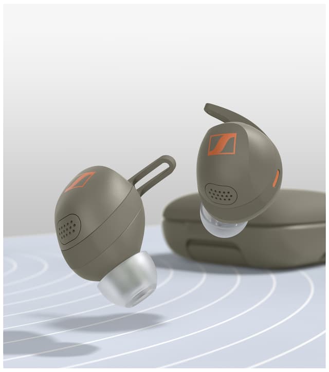 Sennheiser Momentum Sport true wireless in-ear høretelefoner (oliven)