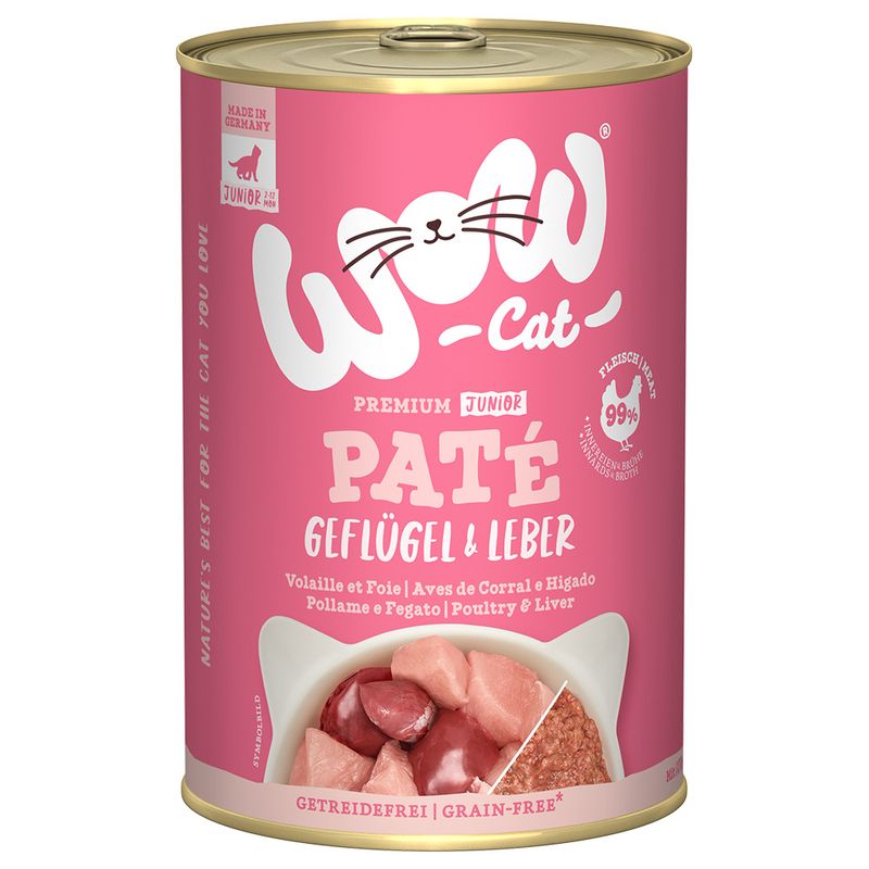 Sparpaket WOW Cat Junior 12 x 400 g