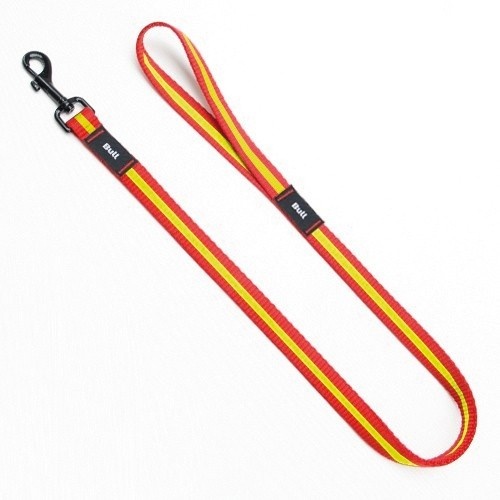 Coleira para cães com a bandeira da Espanha, vermelha/amarela