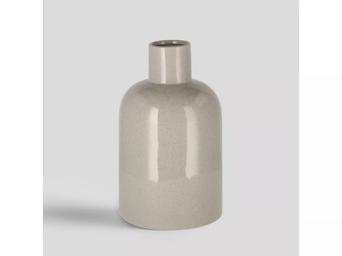 Vase Loretta gris clair 34 x 20.2