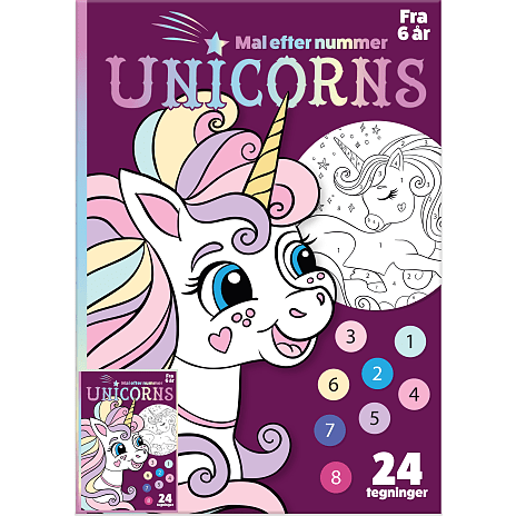 Mal efter nummer - Unicorn