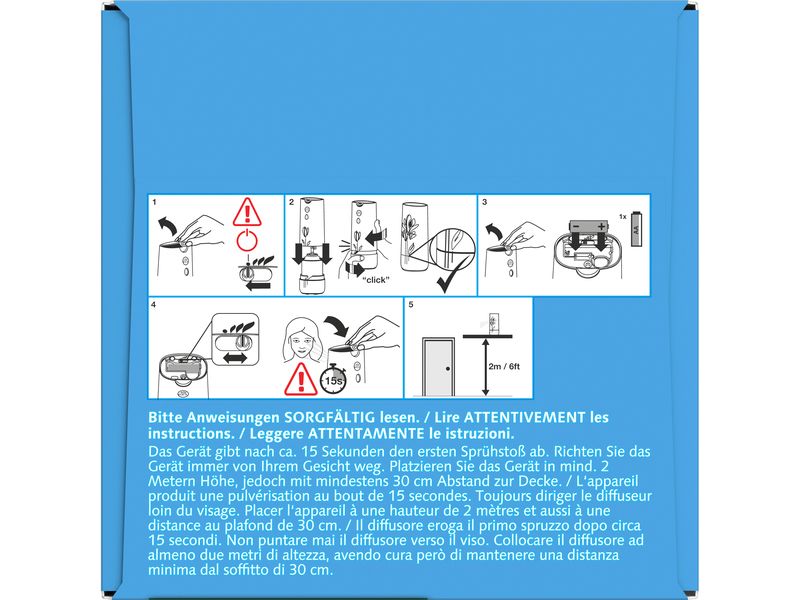 Air Wick Freshmatic Starter-Set Baumwolle und weisser Flied Freshmatic Starter-Set mit angenehmem Baumwolle- und Fliederduft