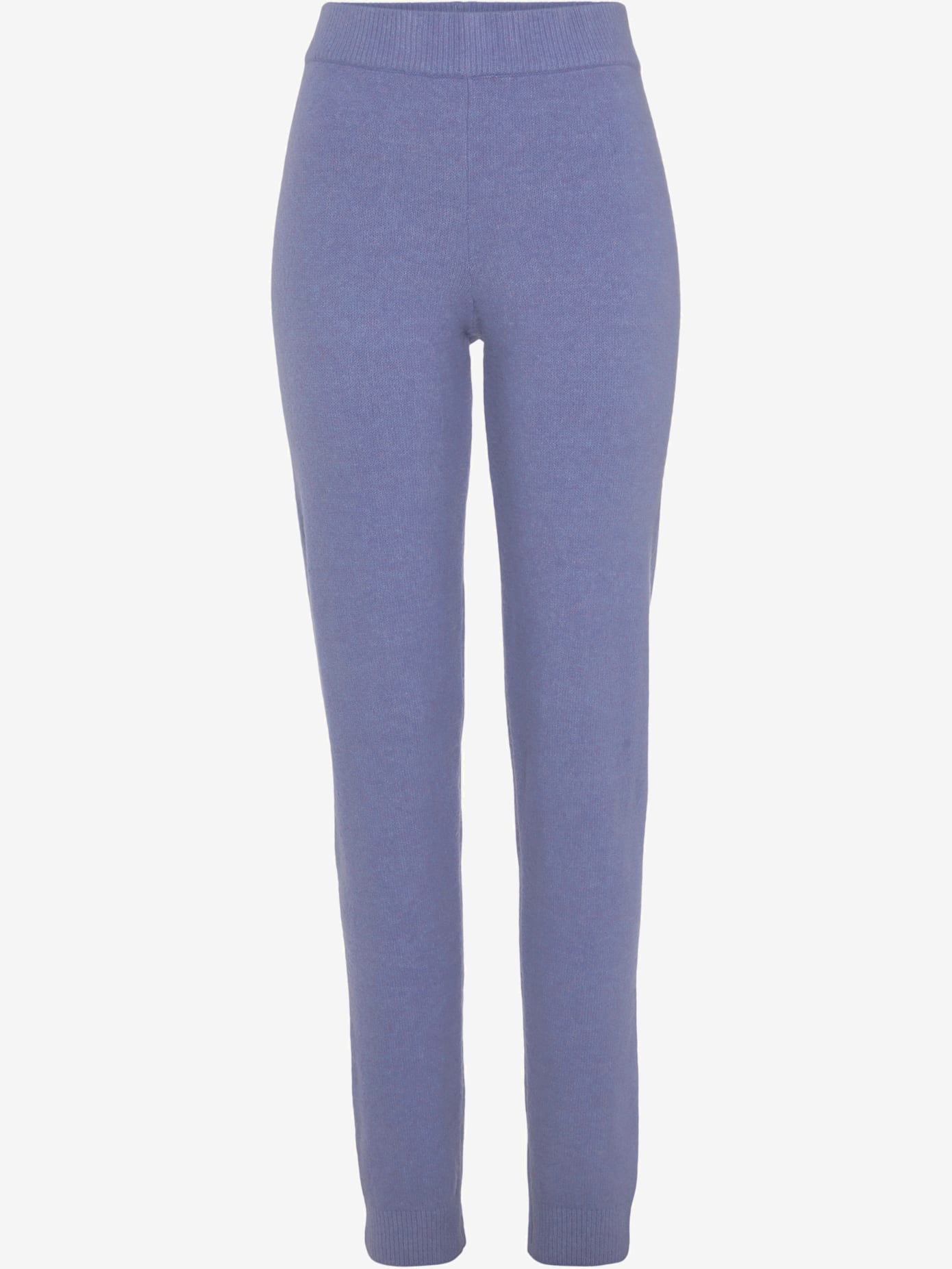 Pantalon en tricot effet chiné