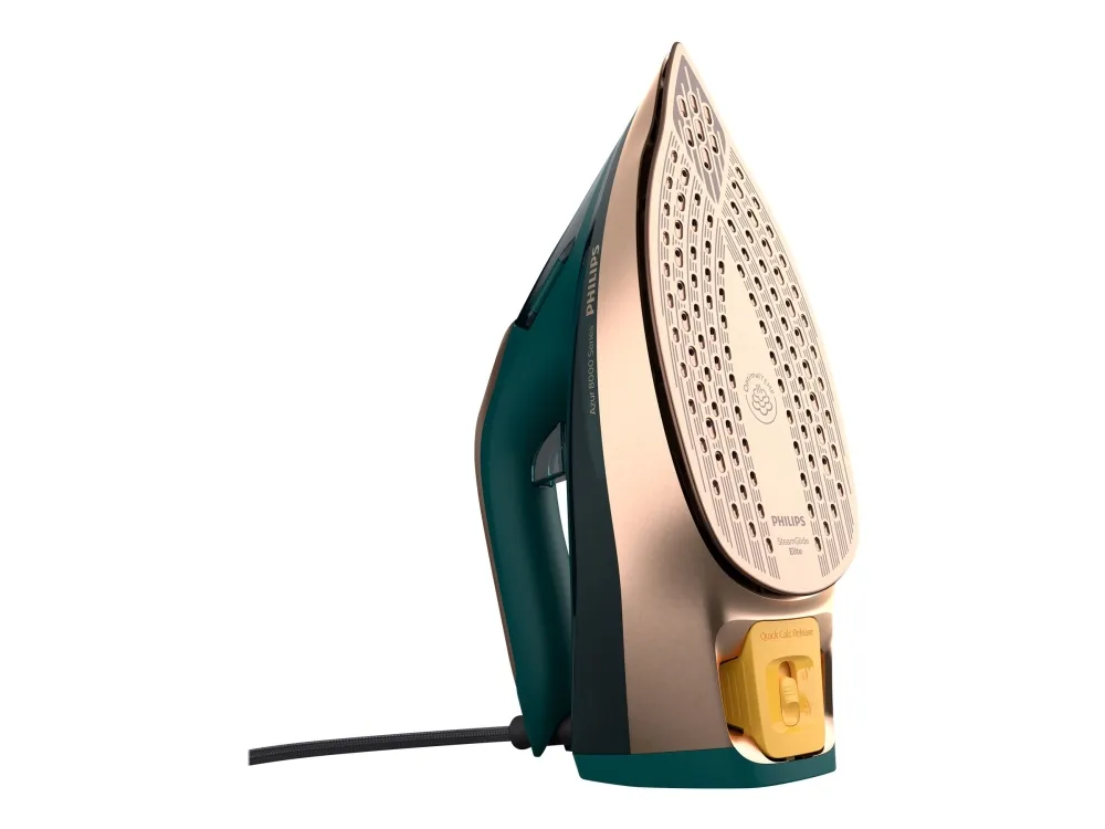 Philips Azur 8000 Series DST8030 - Dampstrygejern med automatisk afbrydelse - såleplade: SteamGlide Elite - 3000 W - opalgrøn
