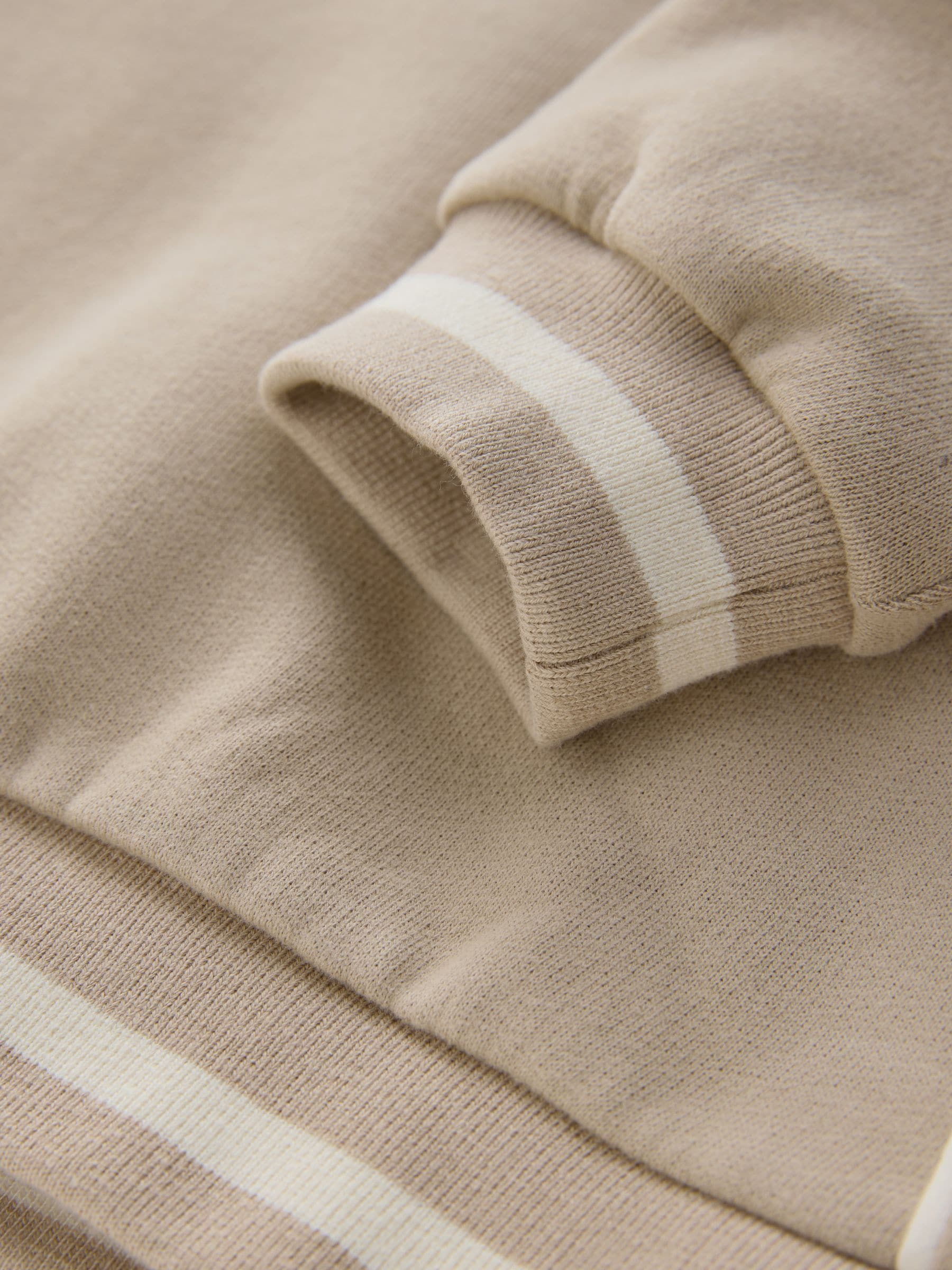 Pastelgeel - Baker by Ted Baker Oversized Piped Hoodie and Joggers Set