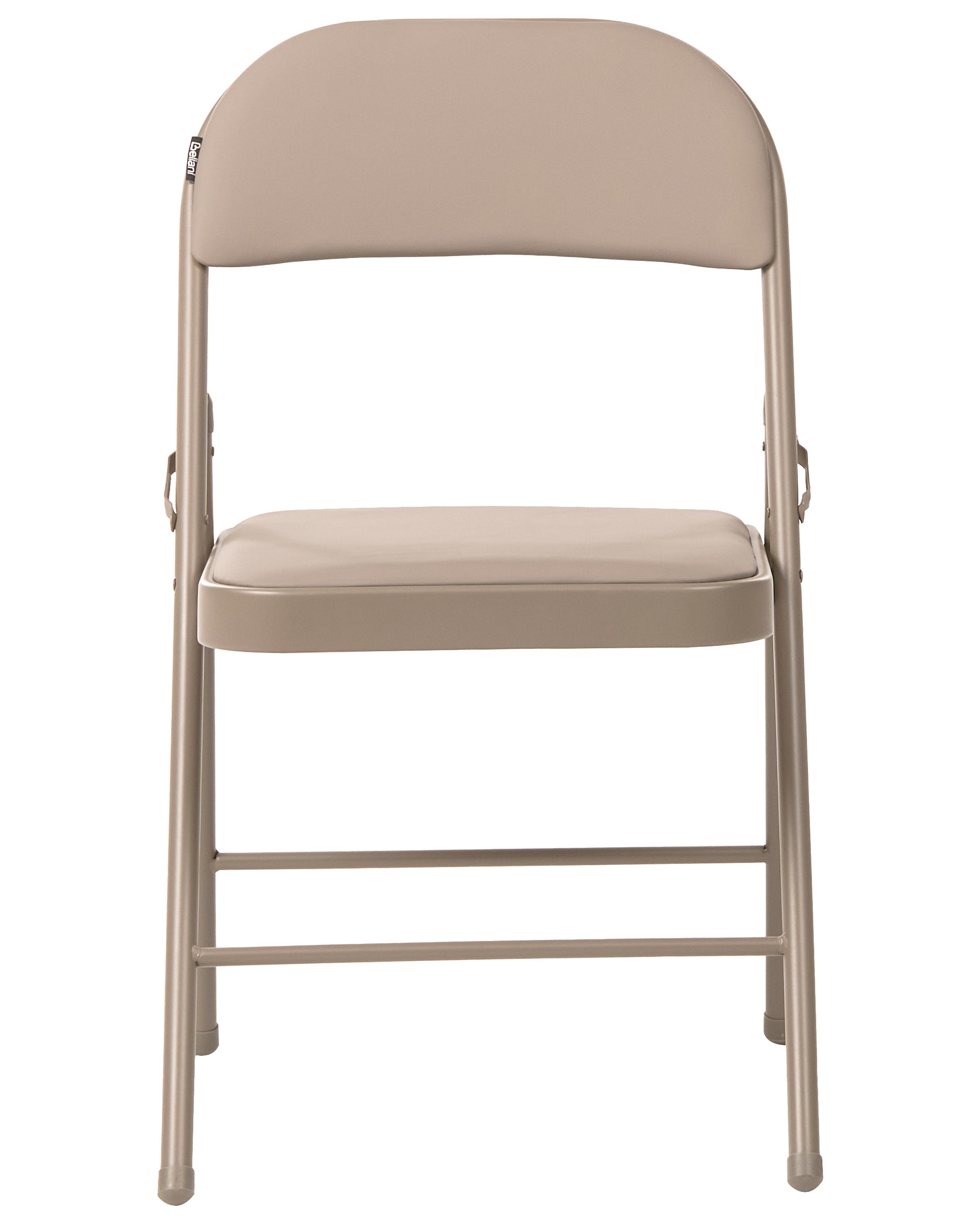 Set van 4 klapstoelen SHASTA Metaal Beige