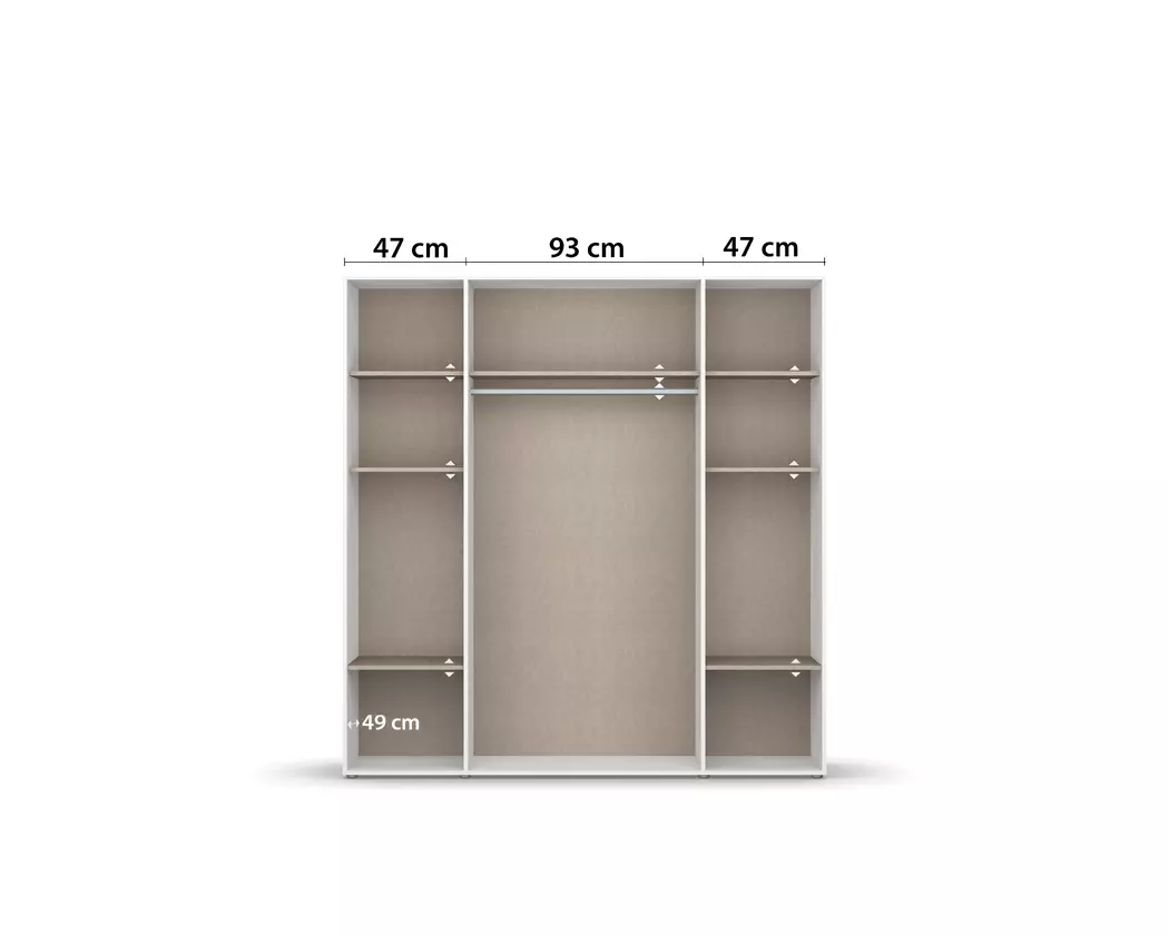 Kleiderschrank Voyager 187 x 194 cm
