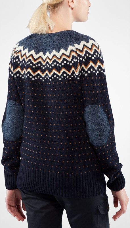 Trui Fjällräven Women Övik Knit Sweater Grey