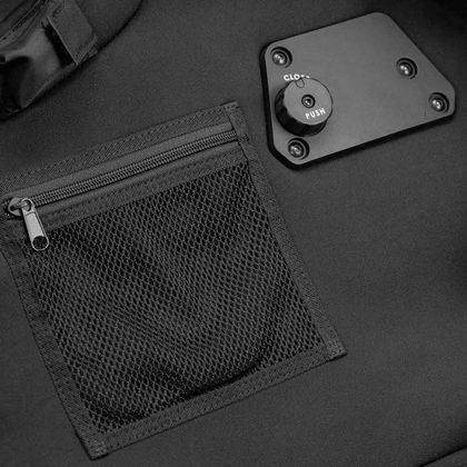 Valise SW-MOTECH AERO ABS AVEC SUPPORT (2 x 25 Litres) - Noir