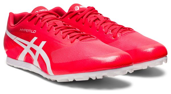 Chaussures Athlétisme Asics Hyper LD 6 Rouge Blanc Unisexe