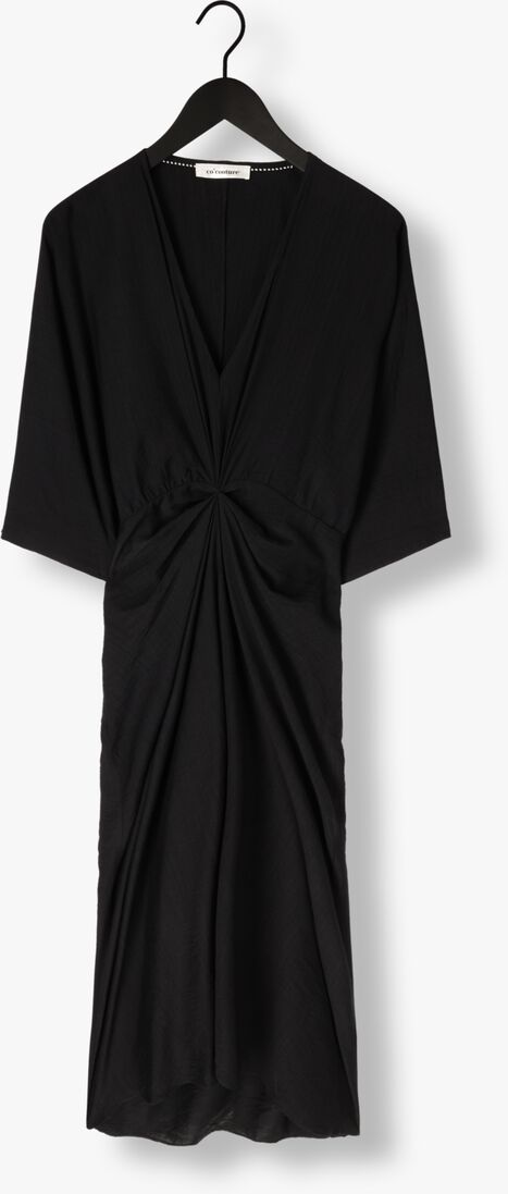 zwarte co'couture maxi jurk heracc knot dress