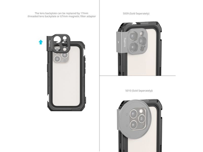 Smallrig Cage Mobile Basic Edition für iPhone 16 Pro Telefonkäfig für das iPhone 16 Pro