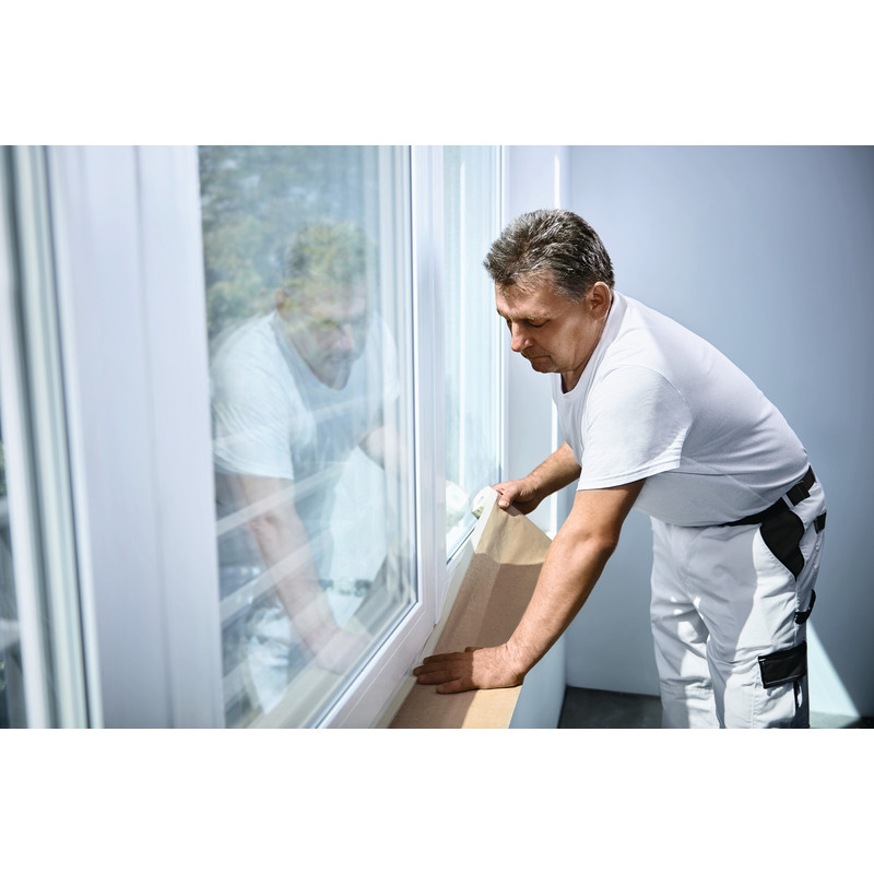 Tesa Easy Cover® PRO papier masker met afplaktape 300mmx25m