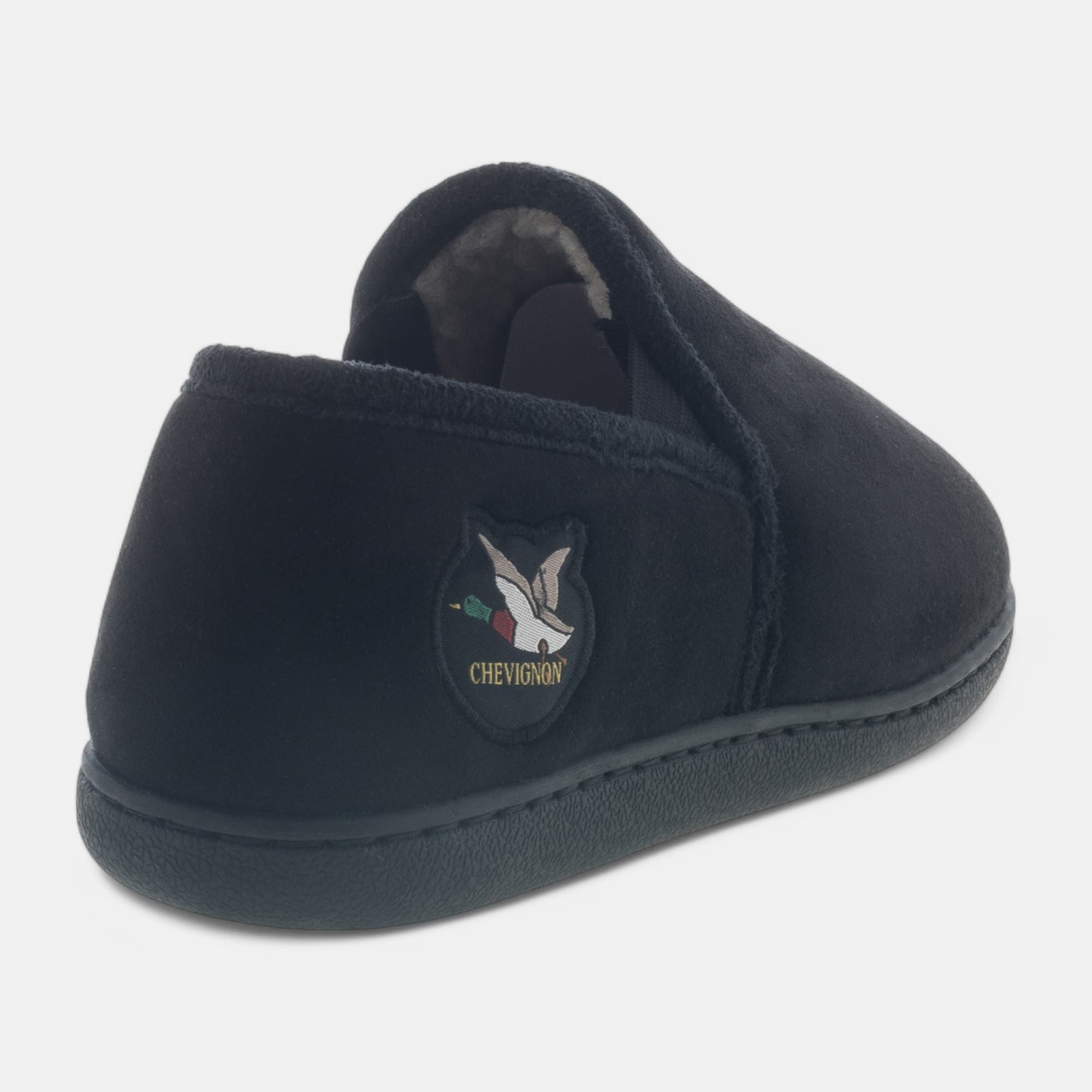 Pantoufles pieds sensibles Homme noir