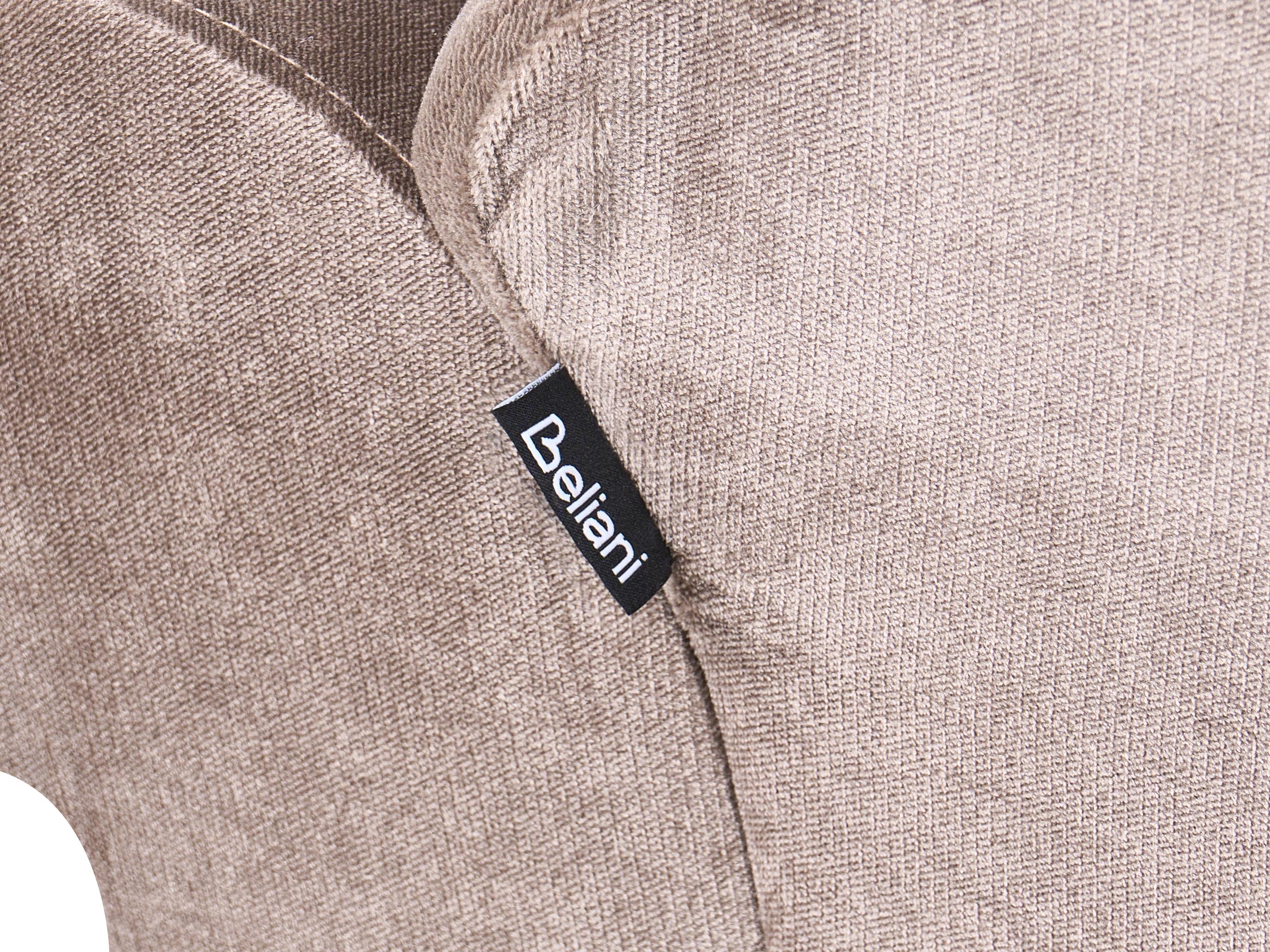 Bank 2-zits SKIEN Fluweel Taupe