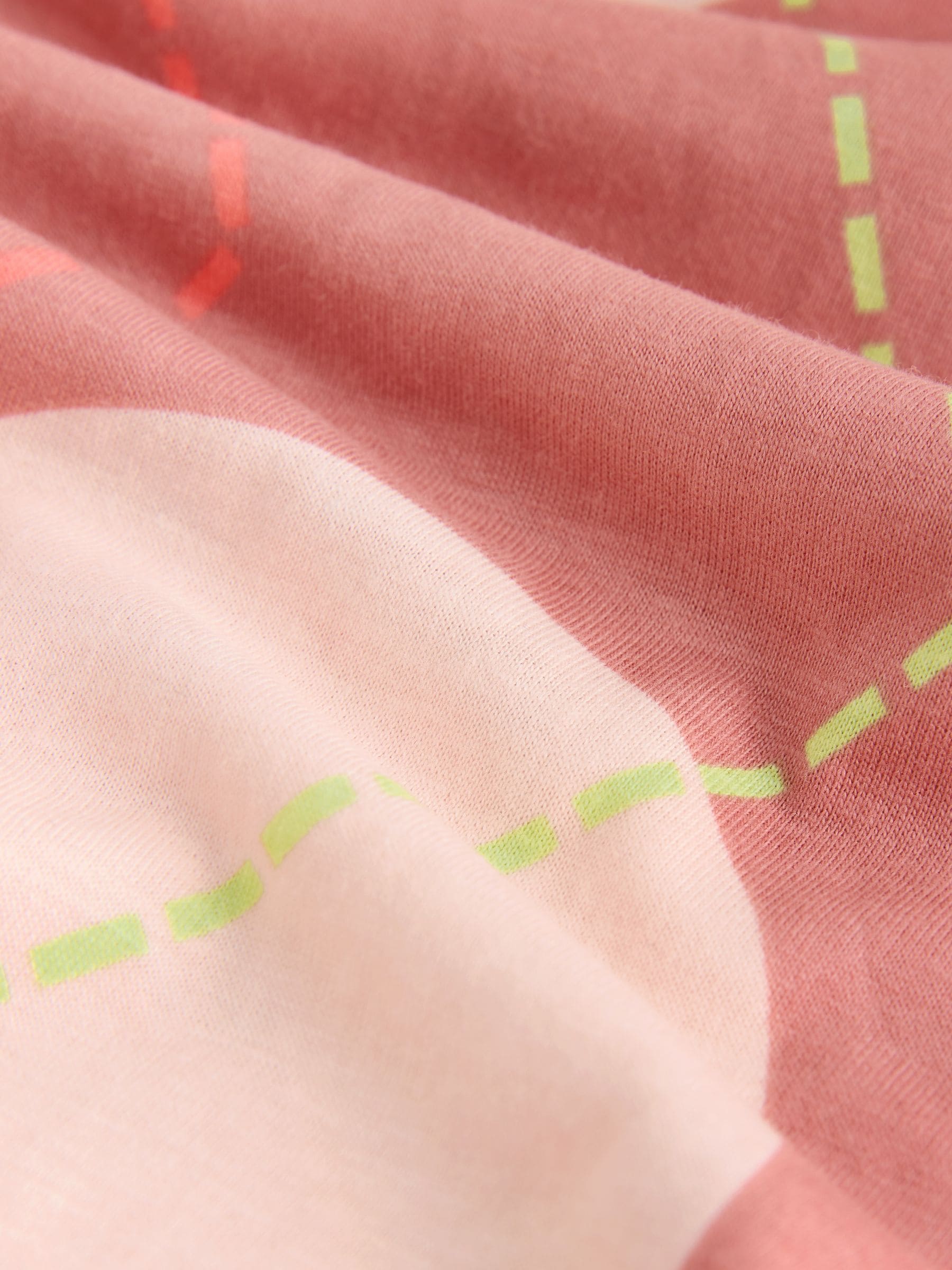 Roze met hartjesprint - Pyjama met lange mouwen