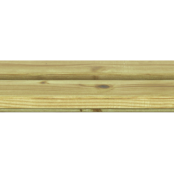 Rhombusprofiel vuren hout geschaafd 180 x 2,8 x 14,5 cm