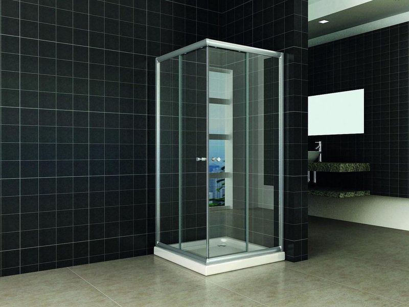 Wiesbaden - Douchecabine - Hoekinstap - Helder Glas - 80x80x190 cm