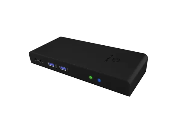 ICY BOX IB-DK2251AC - Dockingstation - USB-C / USB 3.0 - 2 x HDMI - 1GbE