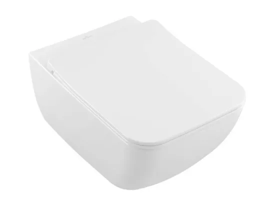 WC suspendu VILLEROY ET BOCH Venticello en Combi-pack abattant sandwich
