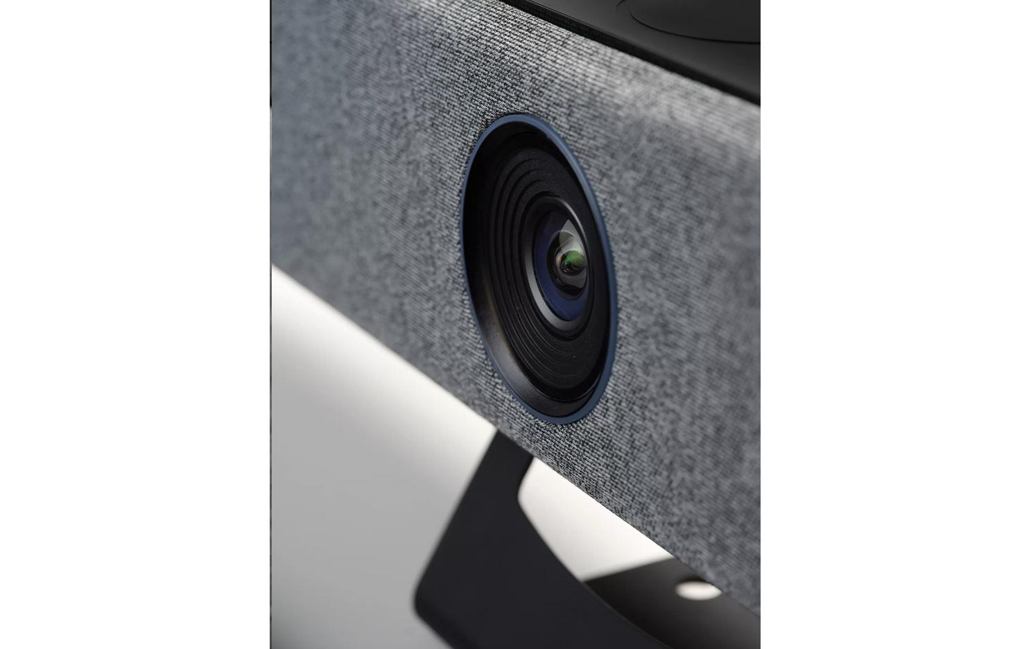 ClickShare Bar Core mit 1 Button<br>Hochwertige All-in-One-Videobar für ansprechende und mühelose drahtlose Konferenzen