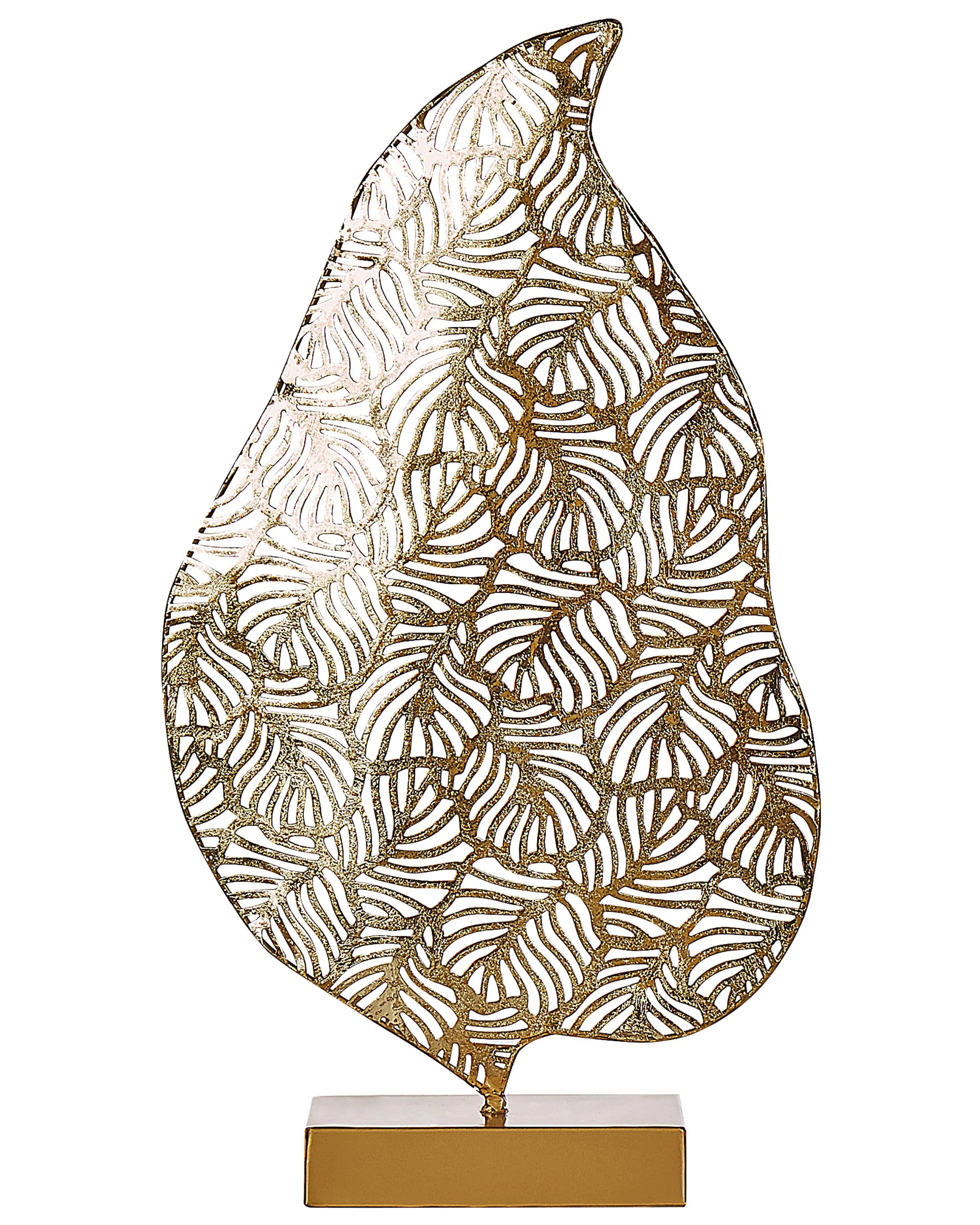 Figuur Blad LITHIUM Metaal Goud