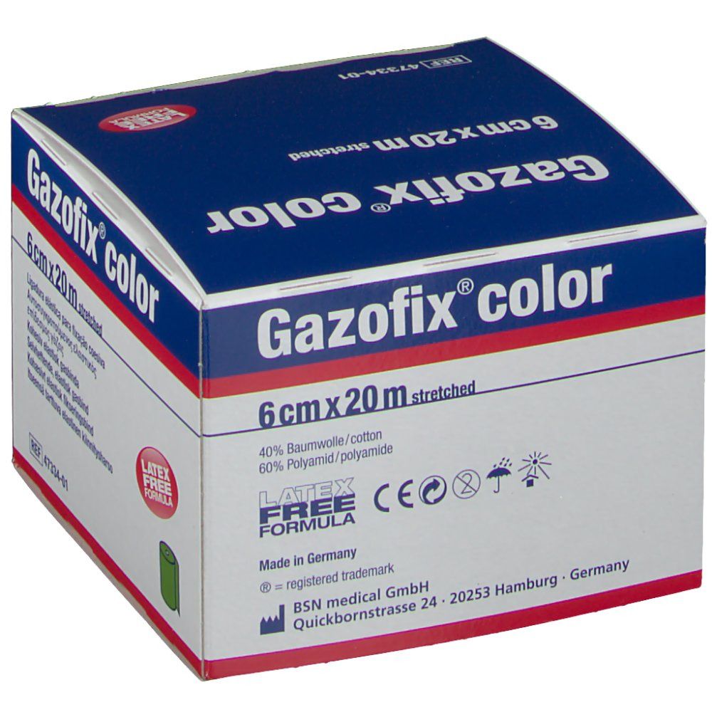 Gazofix® color 6 cm x 20 m grün