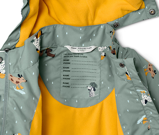 Kinder Thermo-Regenjacke