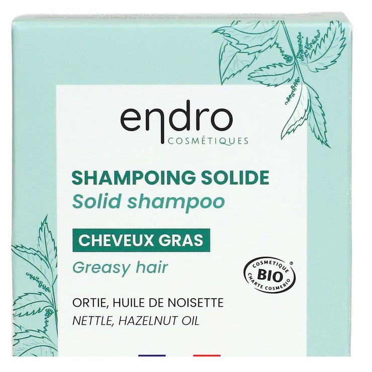 Shampoing solide Cheveux gras ortie huile de noisette 85ml