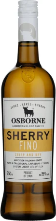 OSBORNE SHERRY PALE DRY FINO 75CL