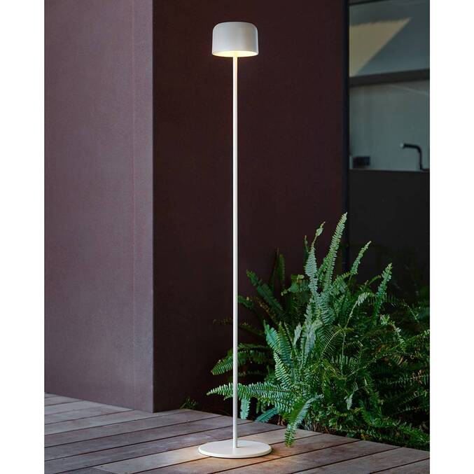 Lampadaire solaire BOLTY Argile
