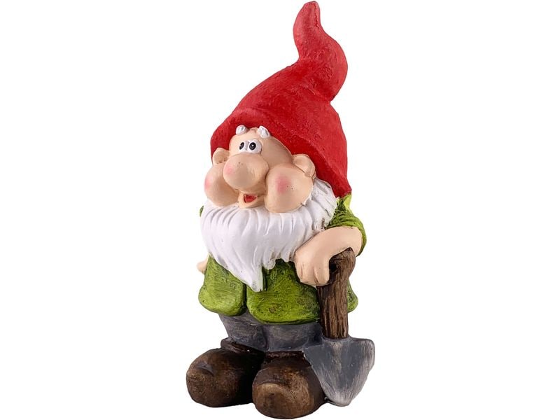 Dameco Dekofigur Gartenzwerg 2er Set, 21 cm Gartendekoration