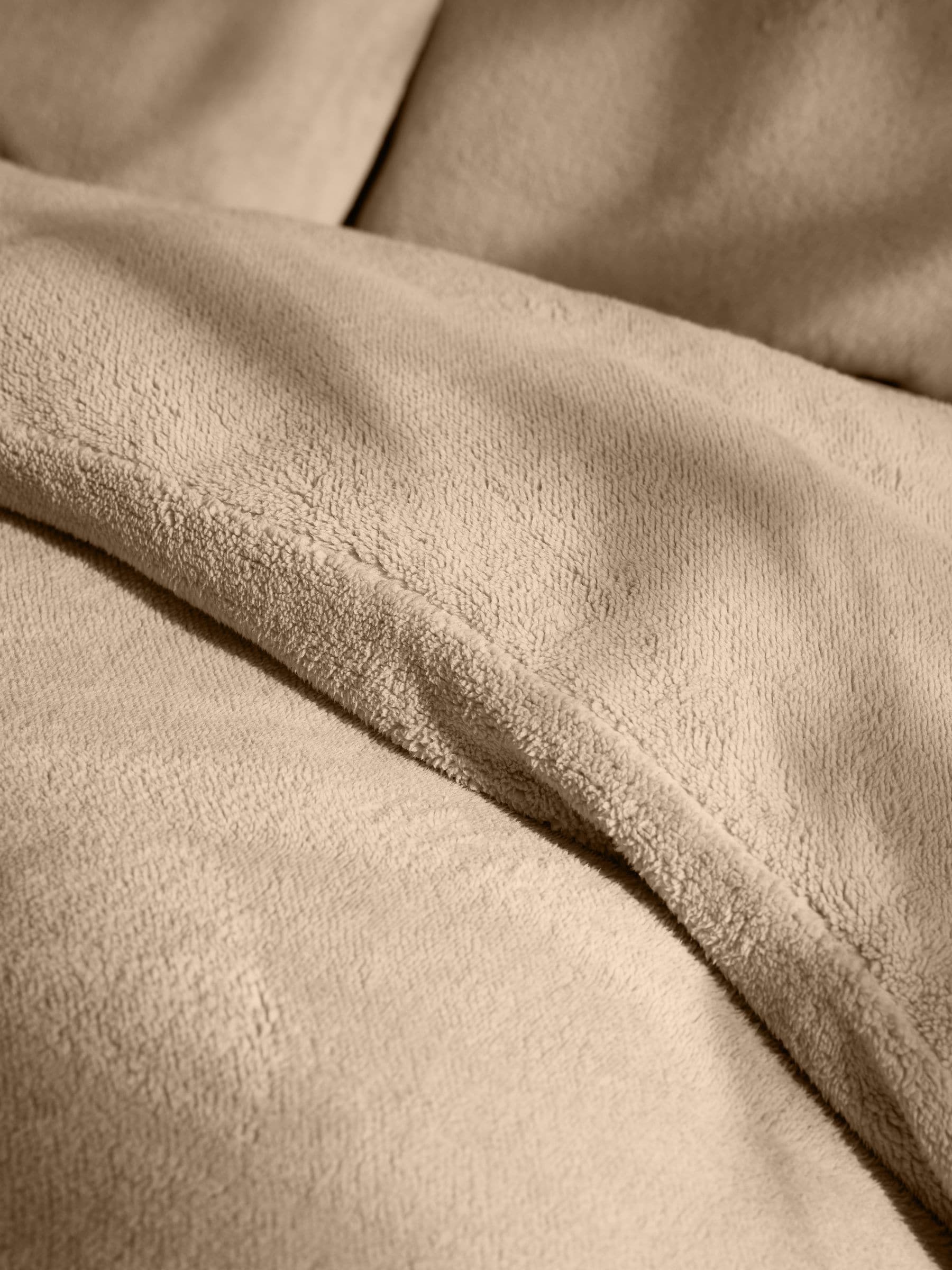 Dekbedovertrek- en kussensloopset van teddy fleece