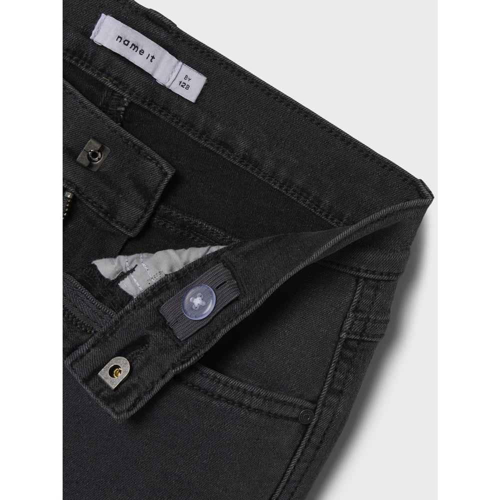 Køb Name It Dark Grey Denim Nkfrose Wide Jeans 8808-Dt Tb