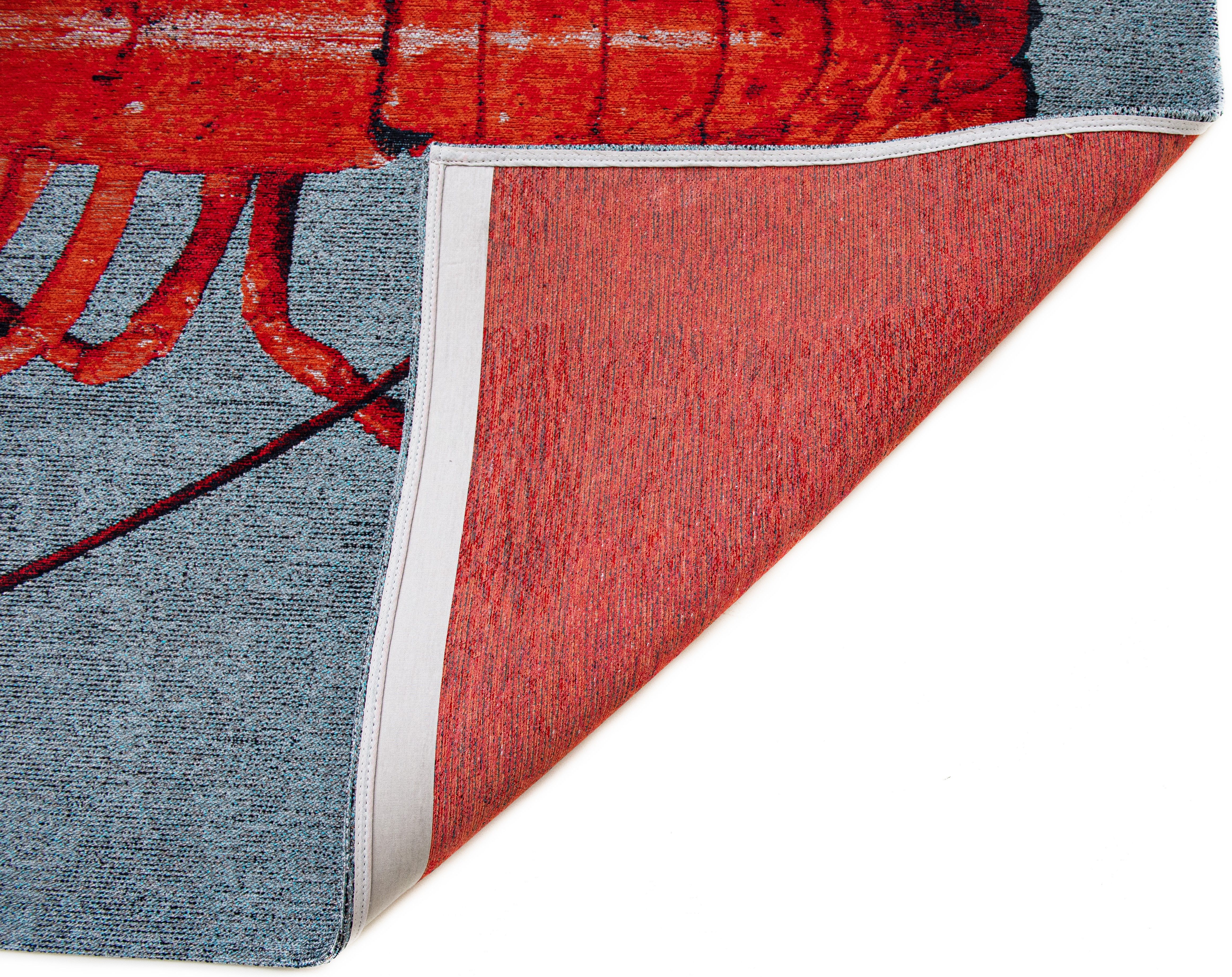 Vloerkleed Steam Red 9389 Pop  | Louis de Poortere