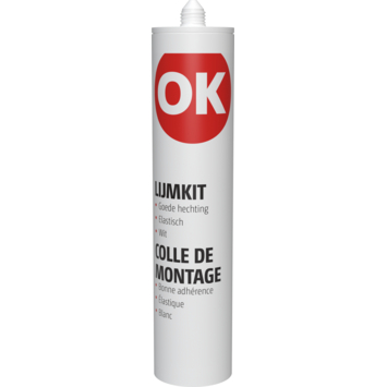 OK lijmkit wit 300 ml