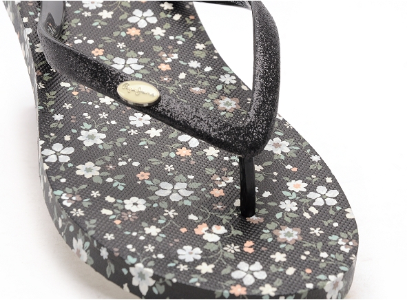 Pepe jeans mules et sabots femme rake noir