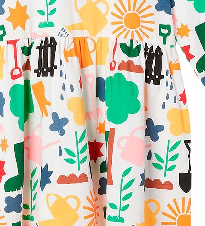 Stella McCartney Kids Kleid - Gardening - Weiß