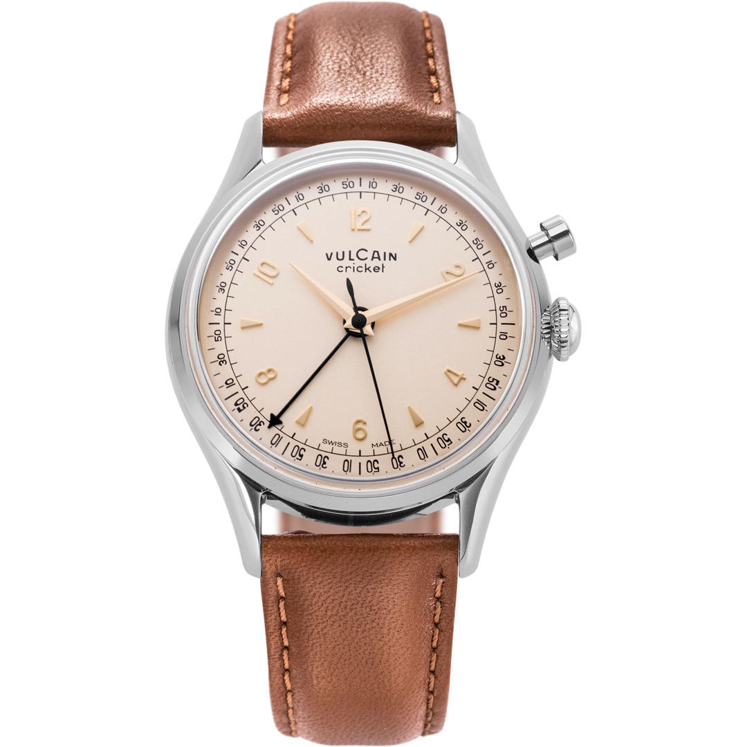Vulcain Cricket Tradition 39mm Eggshell Sapphire Caseback