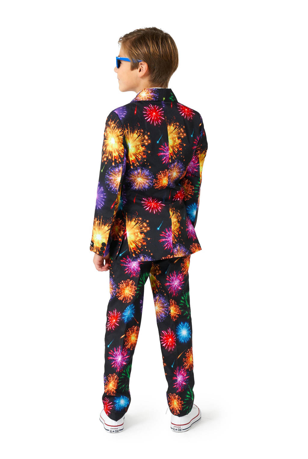Suitmeister kostuum Fireworks zwart/multicolor