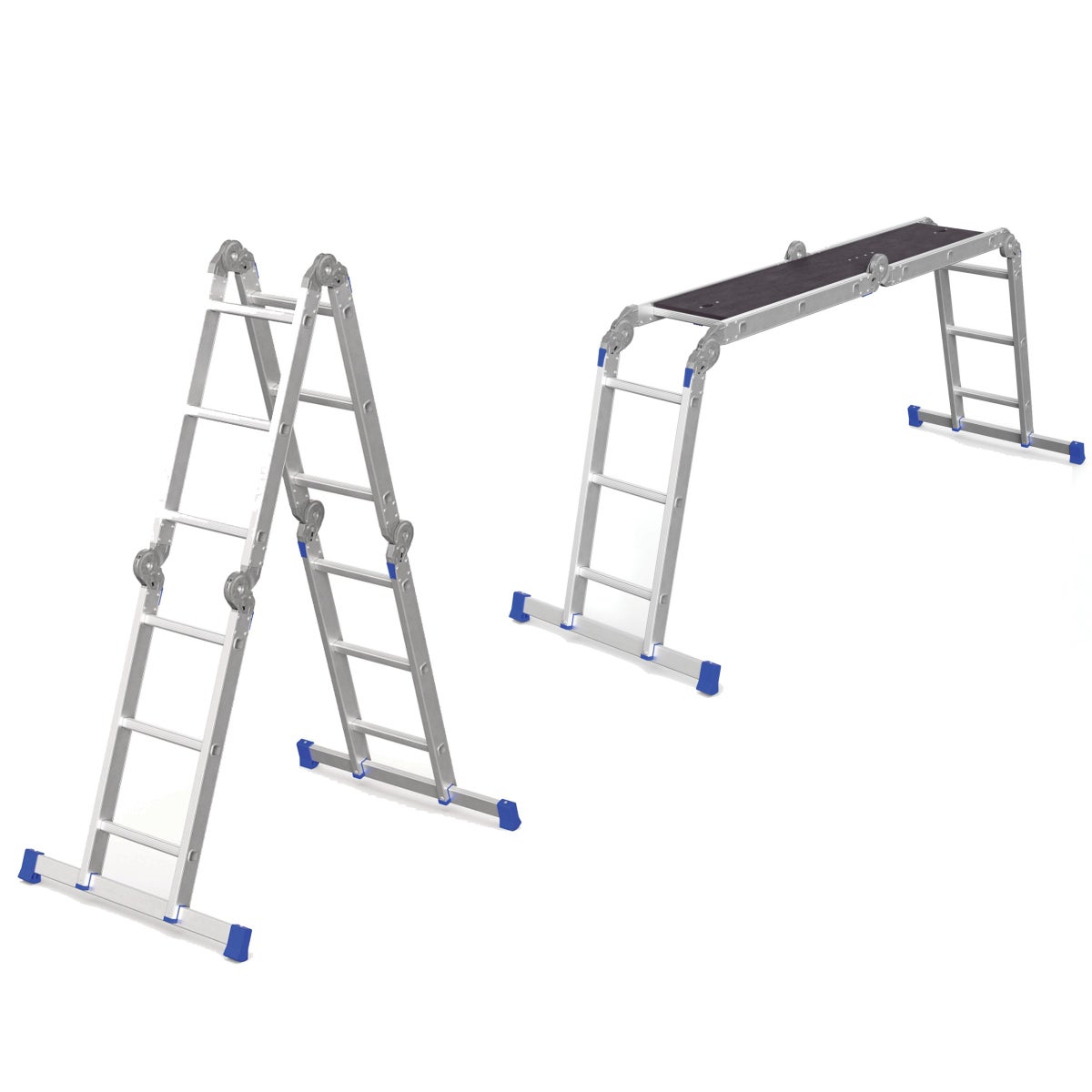 Werner multifunctionele ladder, vier delen met platform