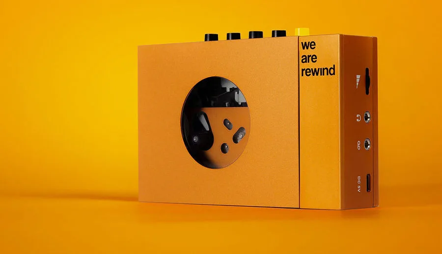 Lecteur Cassette We Are Rewind Orange Platines cassette