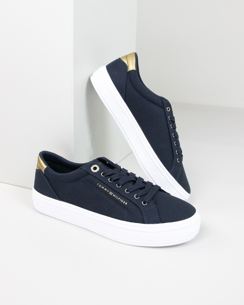 Tommy Hilfiger Sport Essential Vulcan Lage sneakers  - blauw