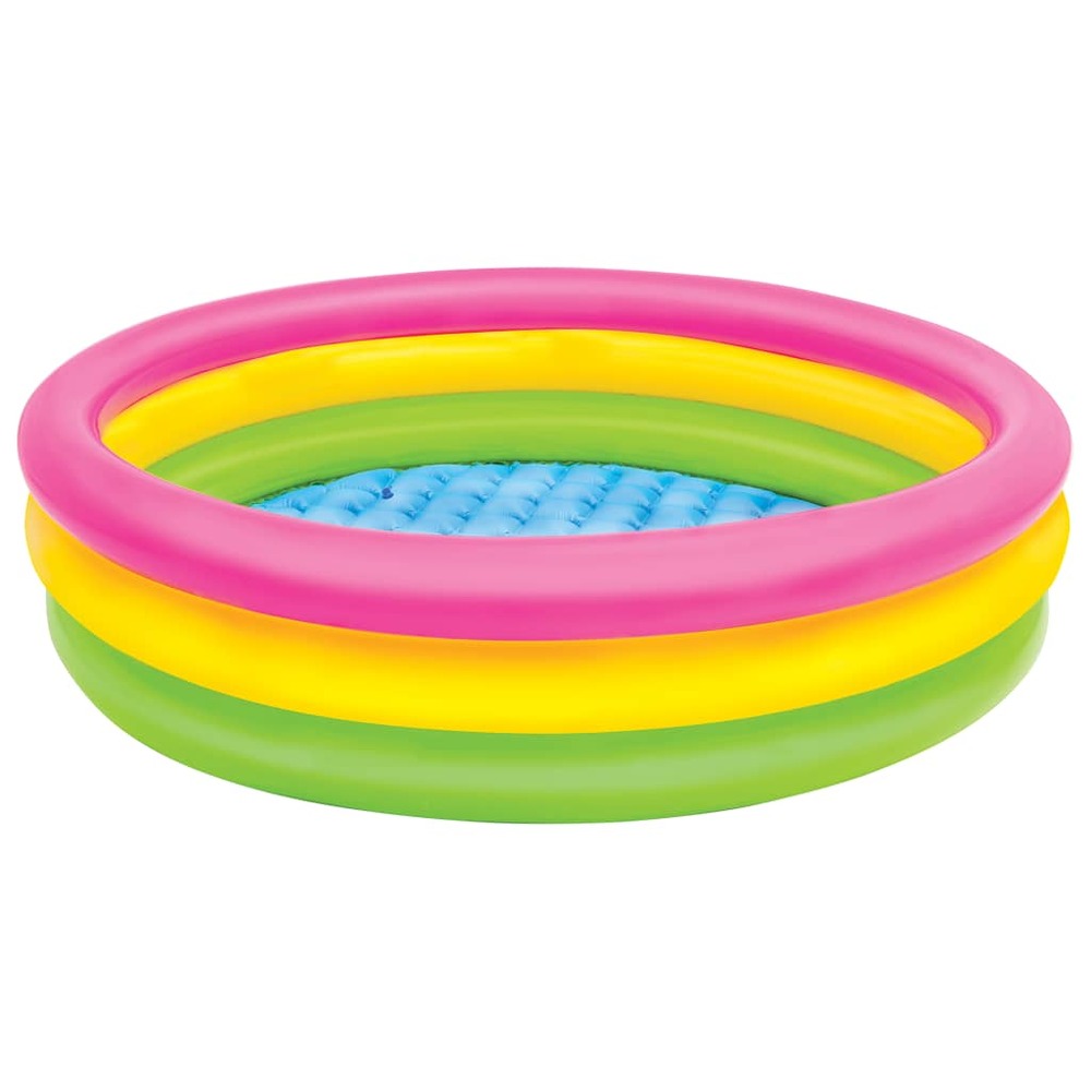 Piscine gonflable 3 anneaux sunset 114x25 cm