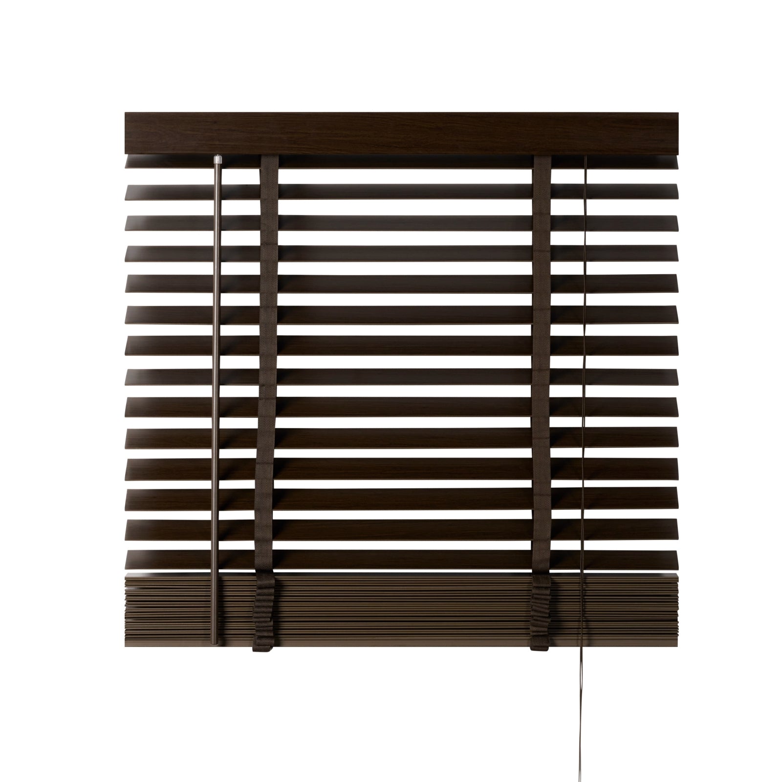 Jaloezie Hout Bruin - Hout - 60x180x5cm (BxHxD)