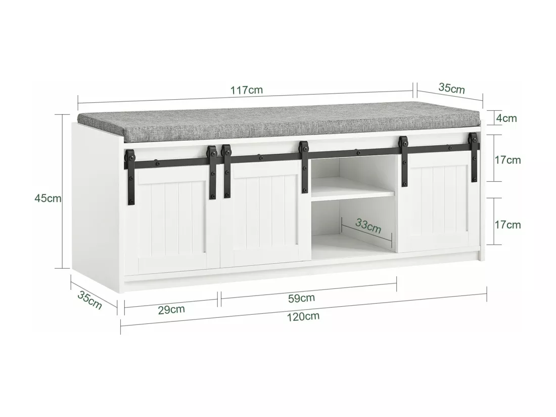 Étagère à Chaussures, Meuble à Chaussures, Porte-Chaussures avec 6 Compartiment, FSR133-W