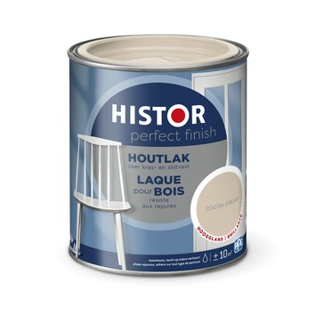 Histor Perfect Finish houtlak hoogglans cocoa cream 750 ml