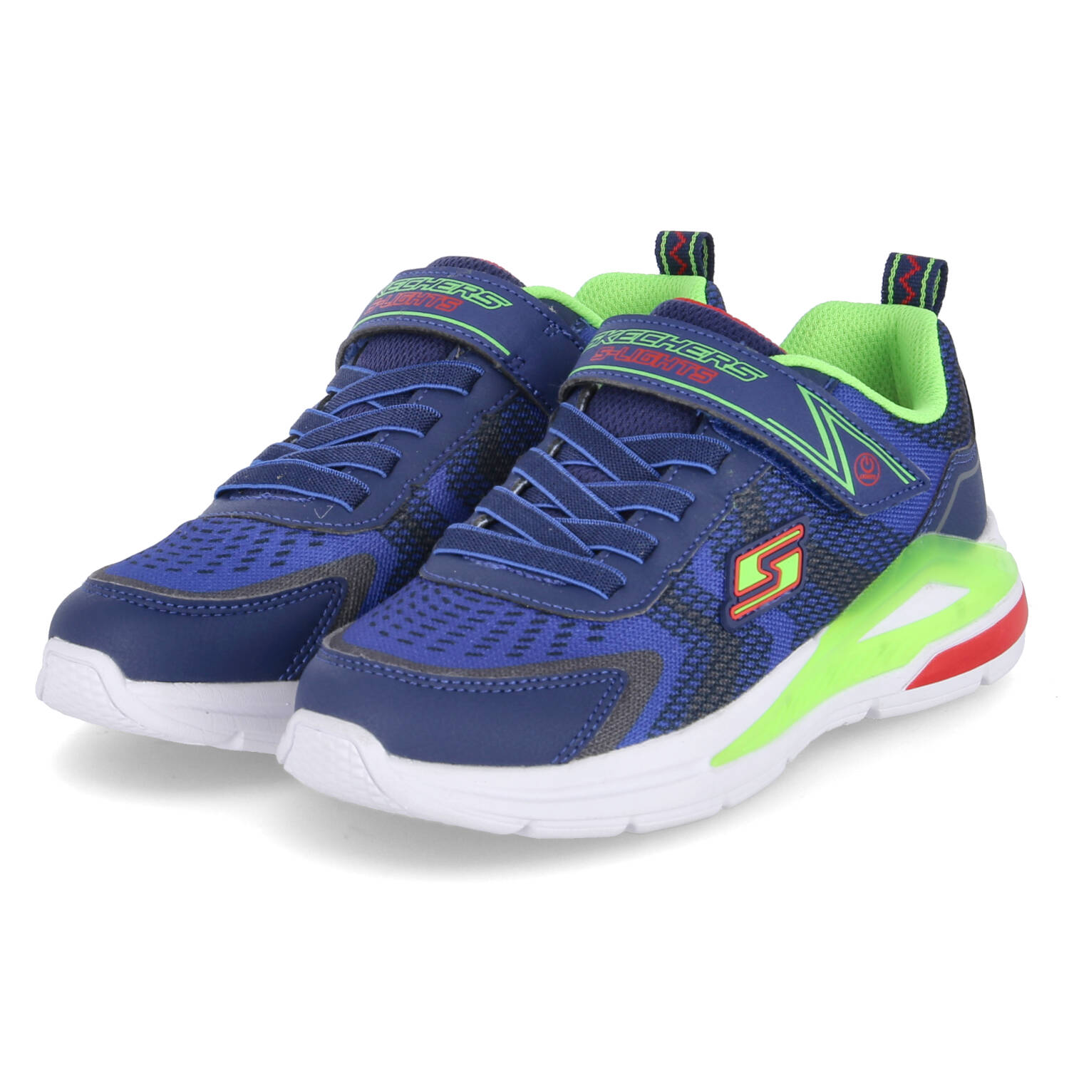 Skechers Low Sneaker TRI-NAMICS - navy/lime